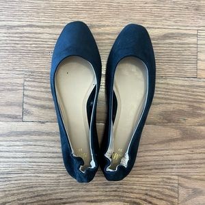 Like new H&M ballet flats black suede size 37
